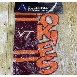 Virginia Tech Hokies Garden Flag Banner New NCAA Collegiate Yard 12x18